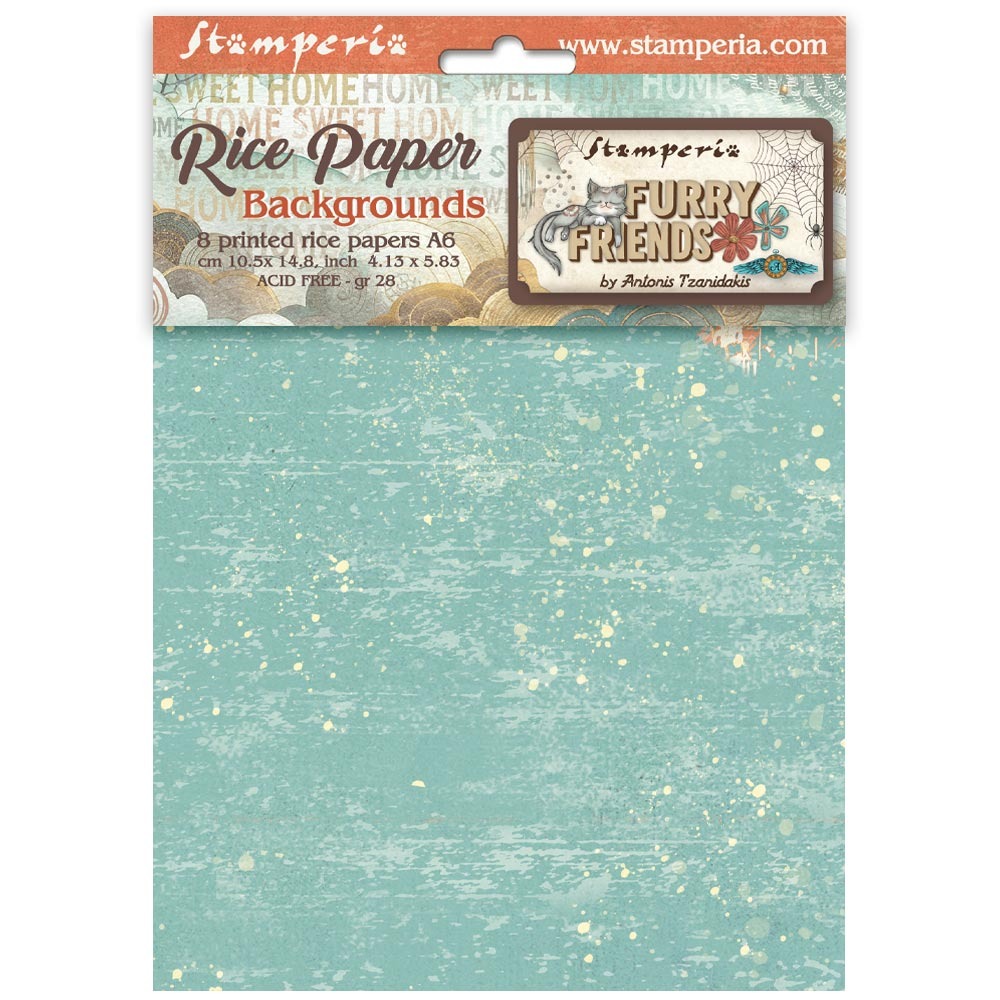 Stamperia Furry Friends - A6 Rice Papers