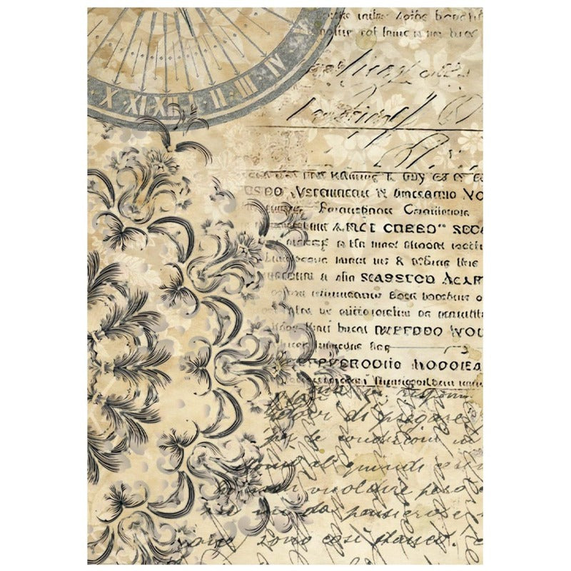 Stamperia Garden of Time - Mini Rice Papers Backgrounds