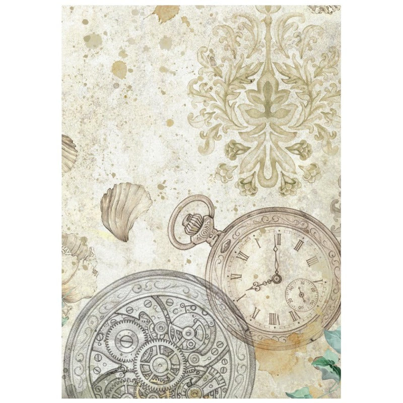 Stamperia Garden of Time - Mini Rice Papers Backgrounds