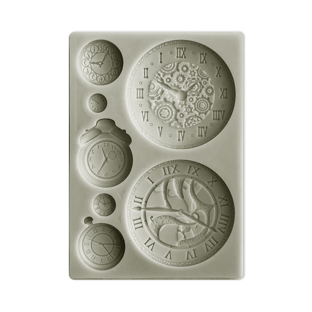 Stamperia Silicone Mould - Around The World - Clocks