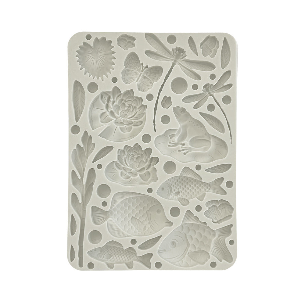 Stamperia - Silicone Mould - Forest - Fish & Dragonfly