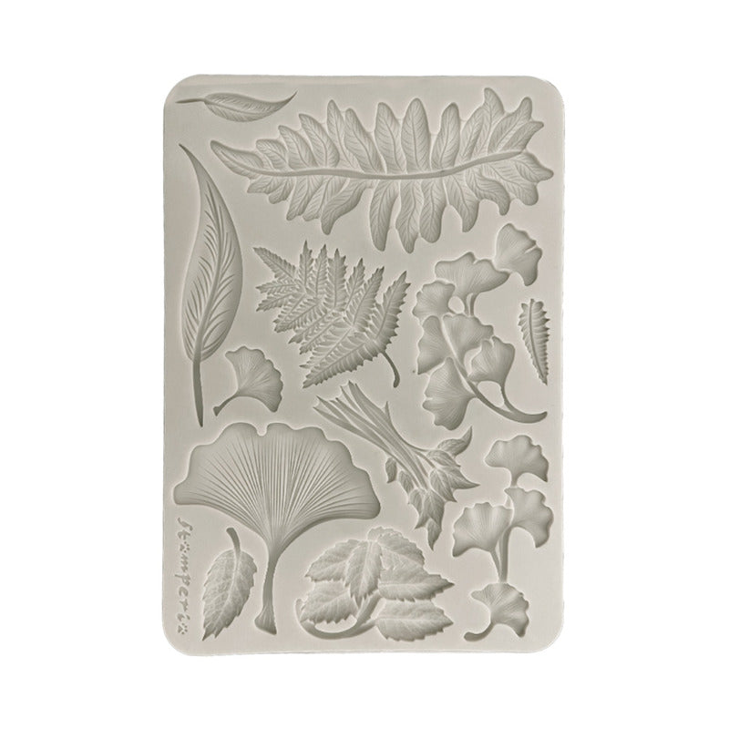 Stamperia Herbarium Silvae - Silicone Mould - Botanical Leaf Collection