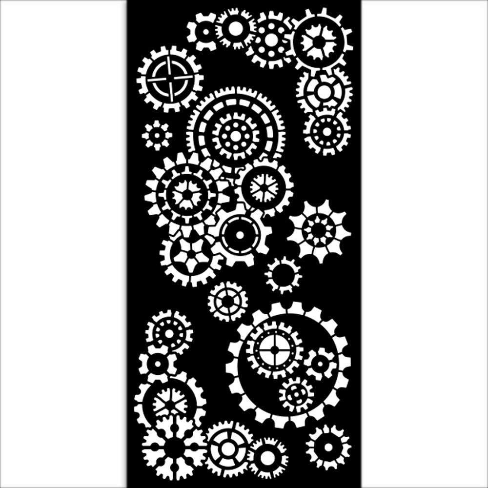 Stamperia Gear Up For Christmas - Stencil - Gears