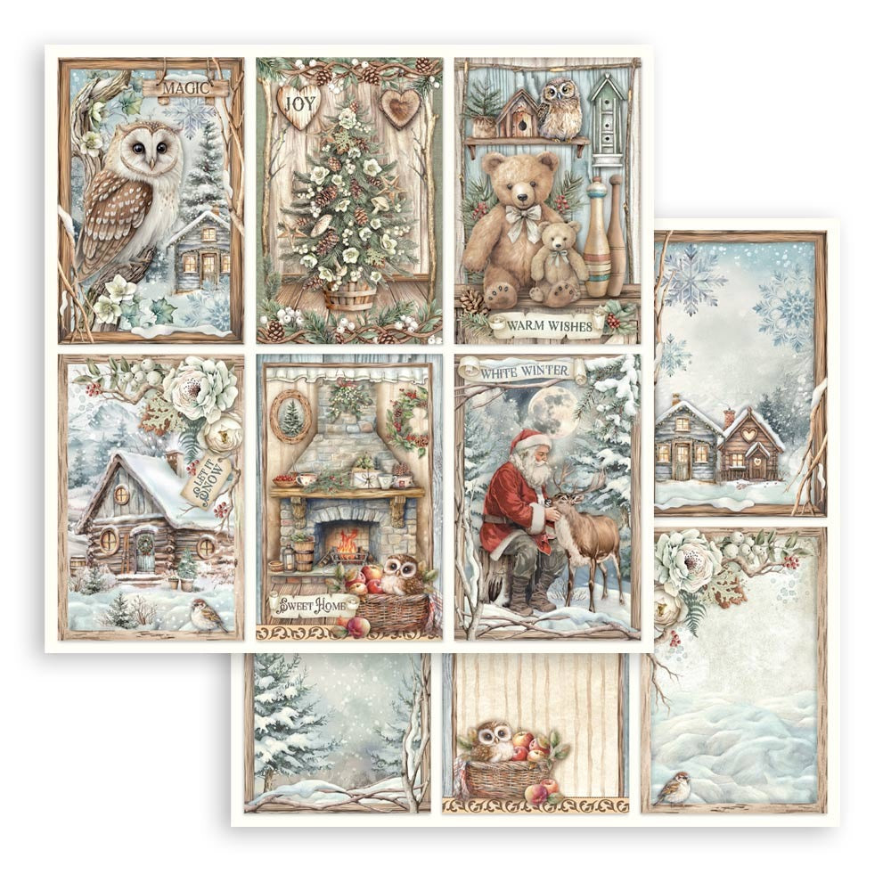 Stamperia The Owl's House - 12x12 Designer Sheets - 6 Cards