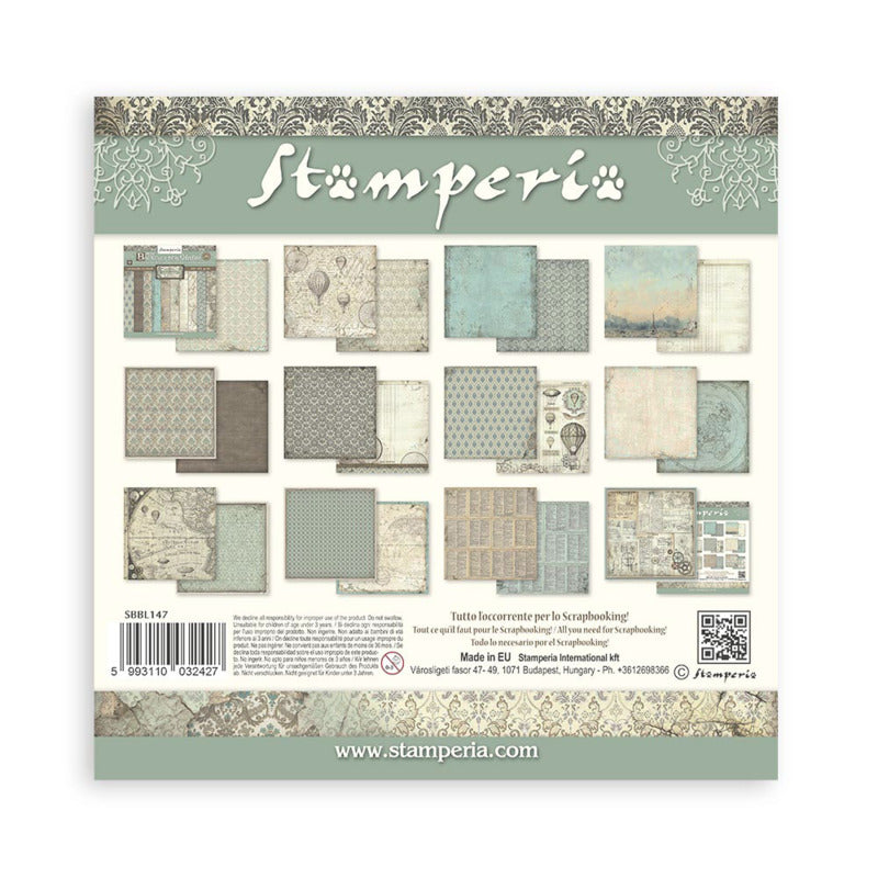 Stamperia Voyages Fantastiques - 12x12 Background Collection