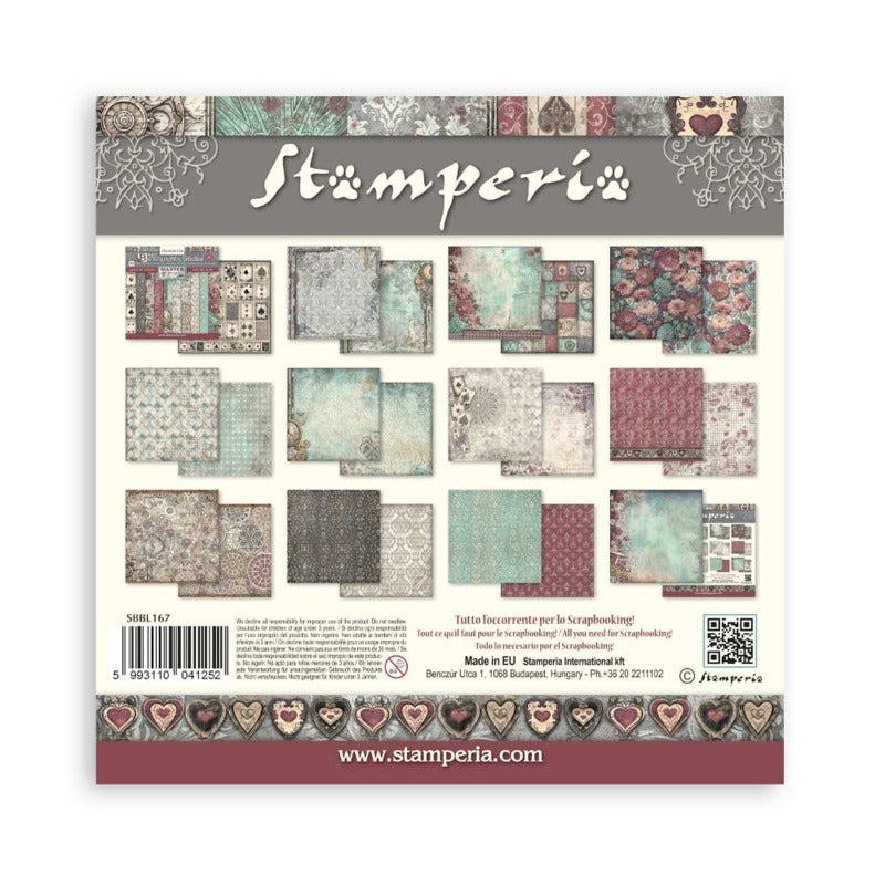 Stamperia - 12x12 Paper Pack - Master Of Magic - Back Grounds