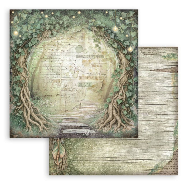 Stamperia Herbarium Silvae - 12x12 Backgrounds Selection