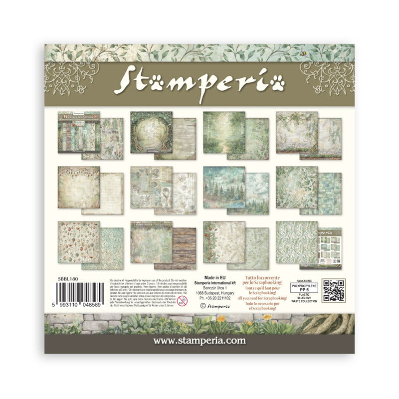 Stamperia Herbarium Silvae - 12x12 Backgrounds Selection