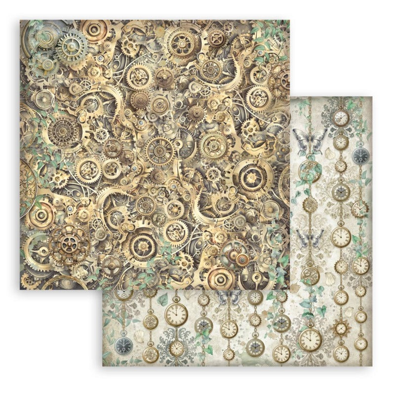 Stamperia Garden of Time - 12x12 Paper Pack Backgrounds