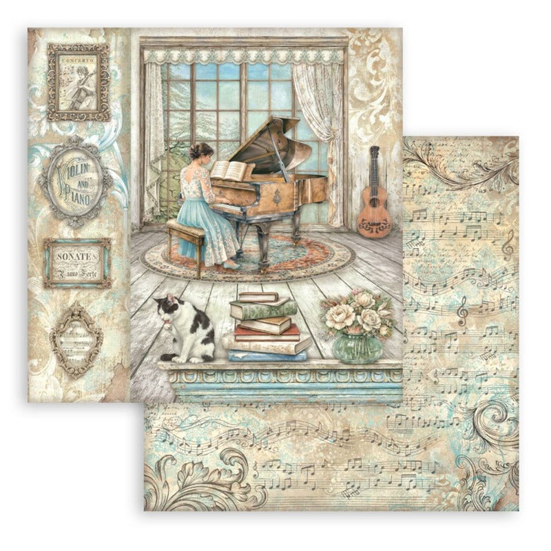 Stamperia Symphony - 12x12 Paper Pack