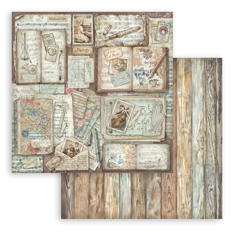 Stamperia Symphony - 12x12 Paper Pack