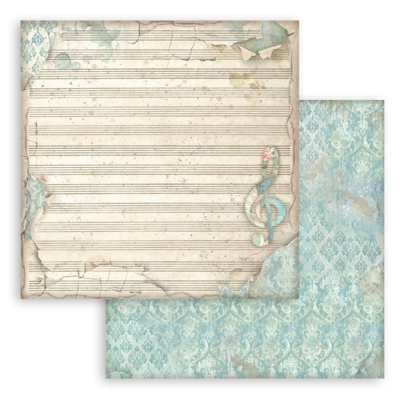 Stamperia Symphony - 12x12 Paper Pack Backgrounds