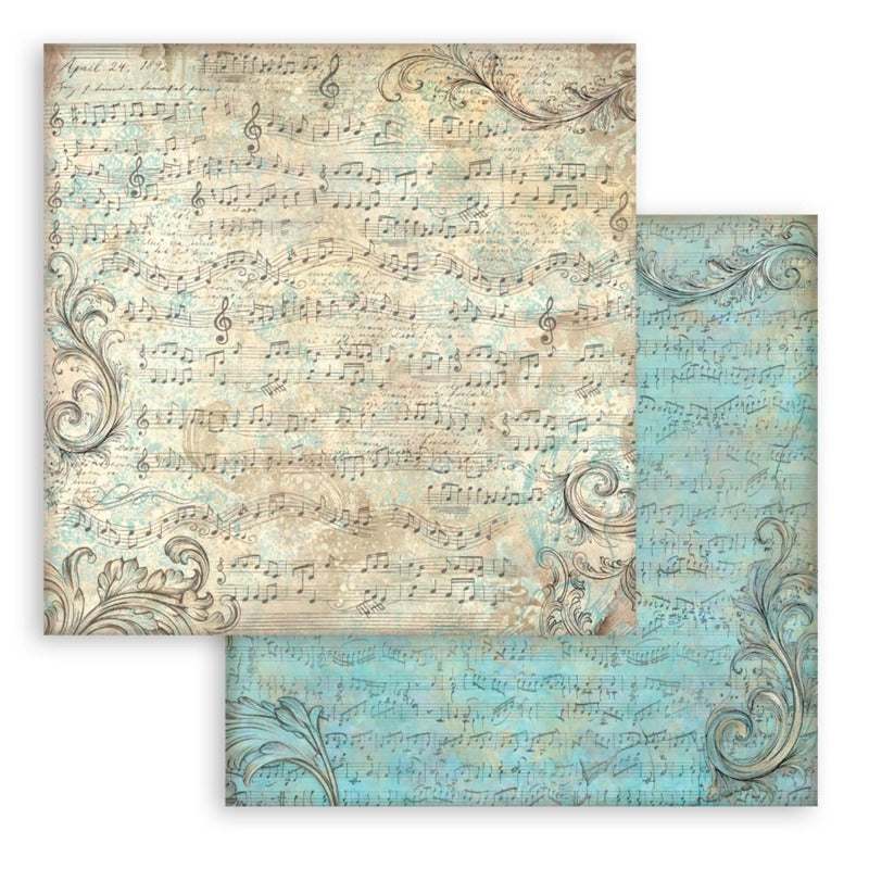 Stamperia Symphony - 12x12 Paper Pack Backgrounds