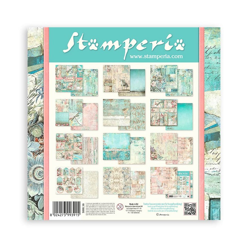 Stamperia Wonderland Collection - 12x12 Paper Pack