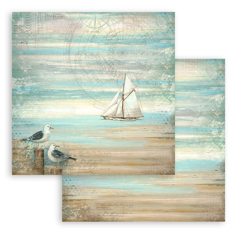 Stamperia - 8x8 Paper Pack - Sea Land