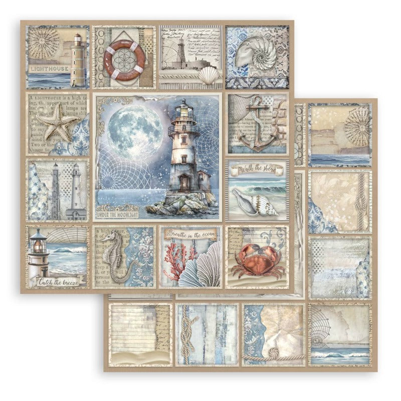 Stamperia Silent Sea - 8x8 Paper Pack