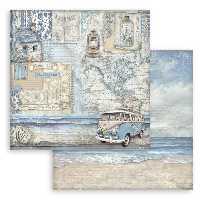Stamperia Silent Sea - 8x8 Paper Pack