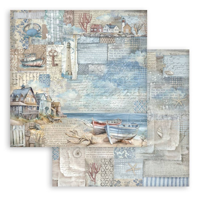 Stamperia Silent Sea - 8x8 Paper Pack