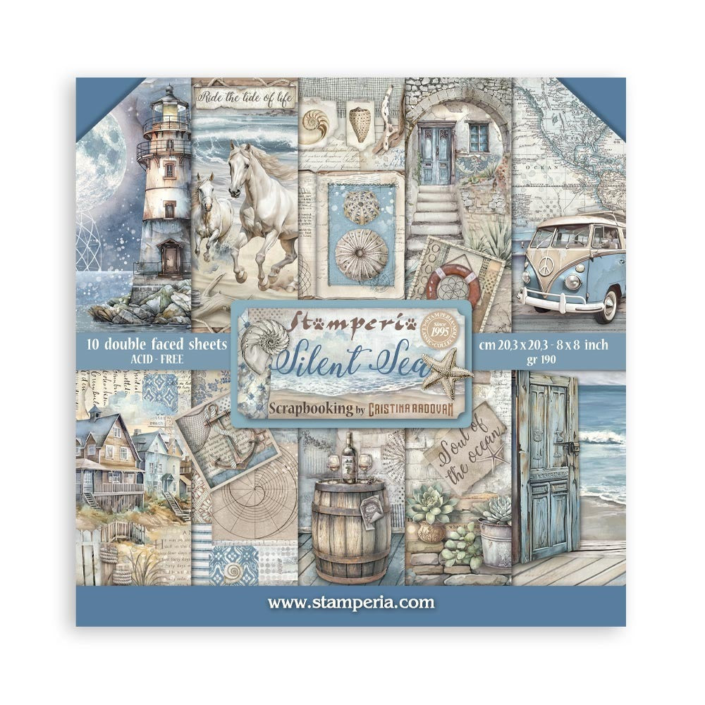 Stamperia Silent Sea - 8x8 Paper Pack