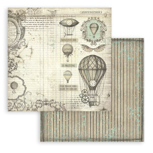 Stamperia Voyages Fantastiques - 8x8 Paper Pack