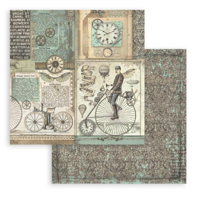 Stamperia Voyages Fantastiques - 8x8 Paper Pack