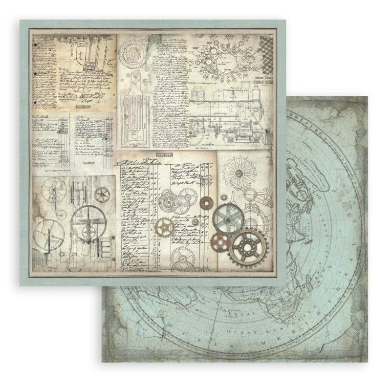 Stamperia Voyages Fantastiques - 8x8 Paper Pack
