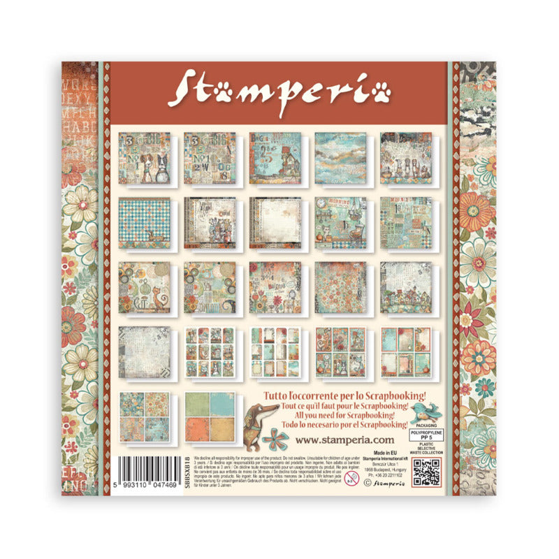 Stamperia Furry Friends - 8x8 Maxi Pack