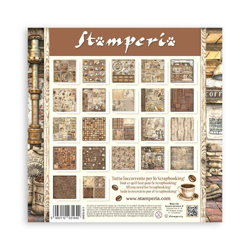 Stamperia Coffee and Chocolate - 12x12 Maxi Pack