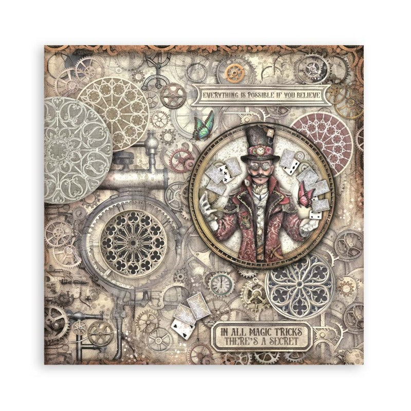 Stamperia - 12x12 Maxi Paper Pack - Master Of Magic