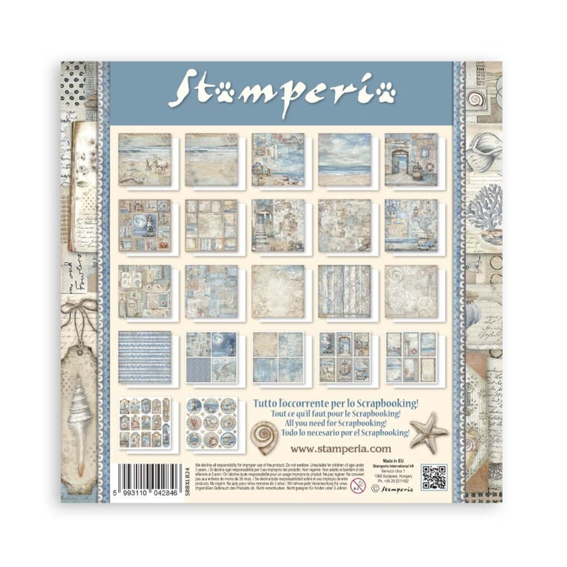 Stamperia Silent Sea - 12x12 Maxi Paper Pack