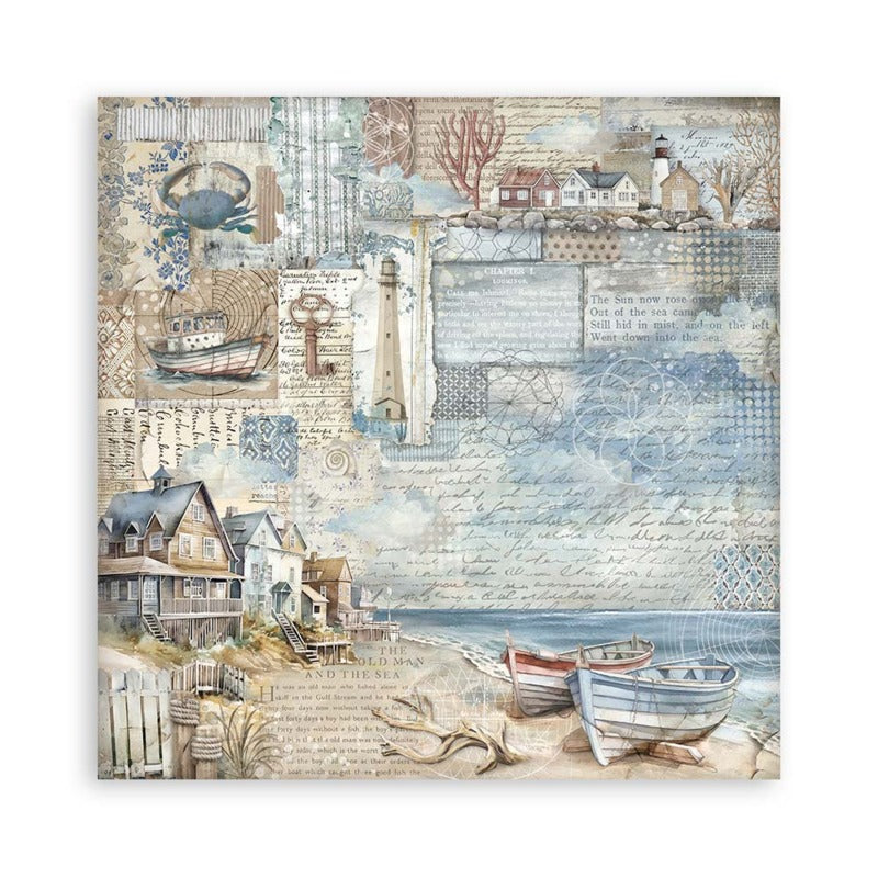 Stamperia Silent Sea - 12x12 Maxi Paper Pack