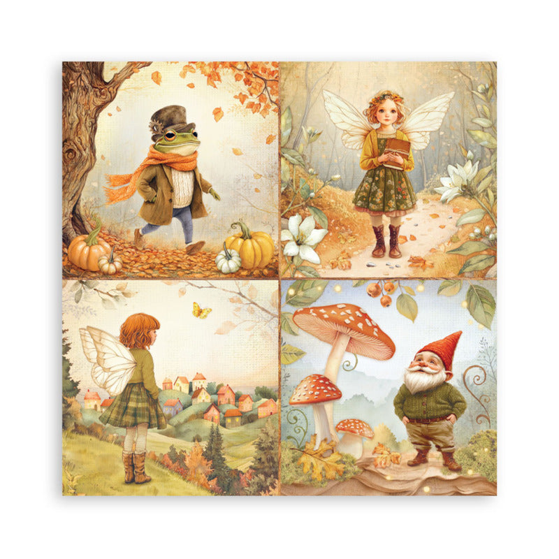 Stamperia Whispering Woods - 12x12 Maxi Paper Pack