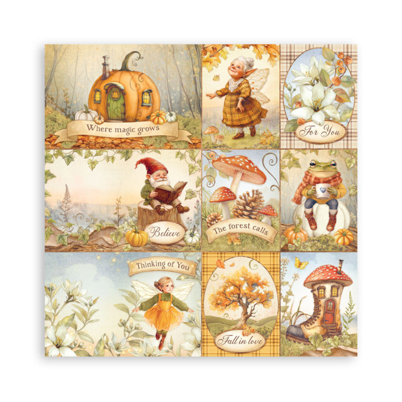 Stamperia Whispering Woods - 12x12 Maxi Paper Pack