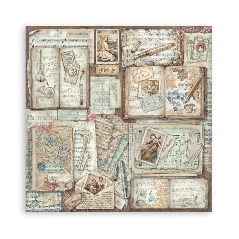 Stamperia Symphony - Maxi 12x12 Paper Pack