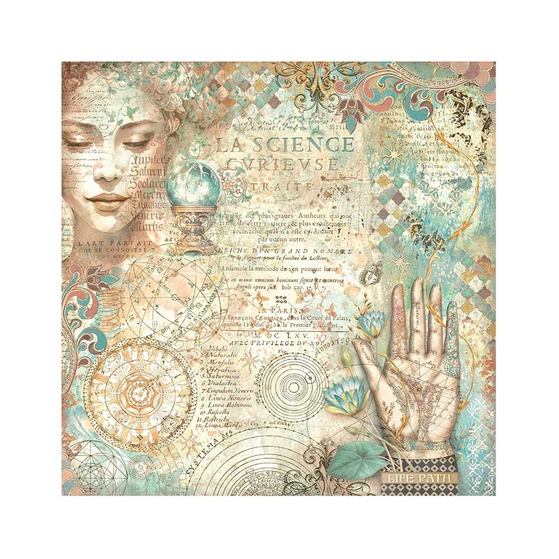 Stamperia - 12x12 Fabric Sheets - Fortune