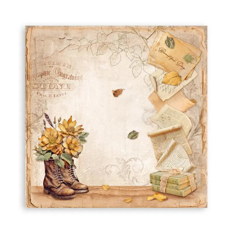 Stamperia - 8x8 Maxi Paper Pack - Golden Harmony - Image #3