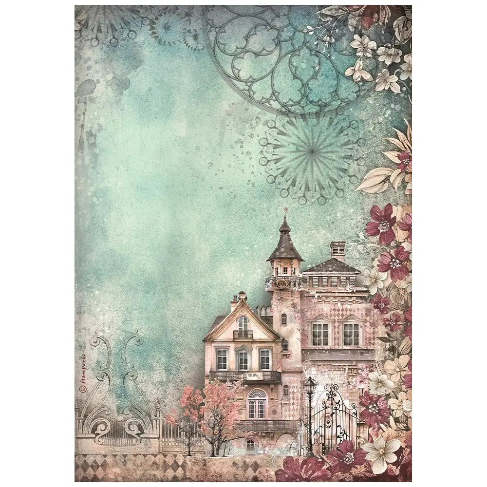 Stamperia - Rice Paper for Decoupage - Master Of Magic - House - Image #1