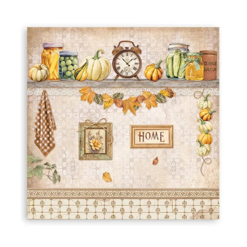Stamperia - 8x8 Maxi Paper Pack - Golden Harmony - Image #2