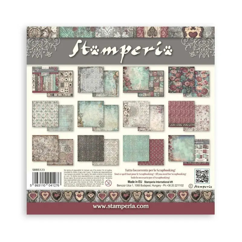 Stamperia - 8x8 Paper Pack - Master Of Magic - Back Grounds - Image #8