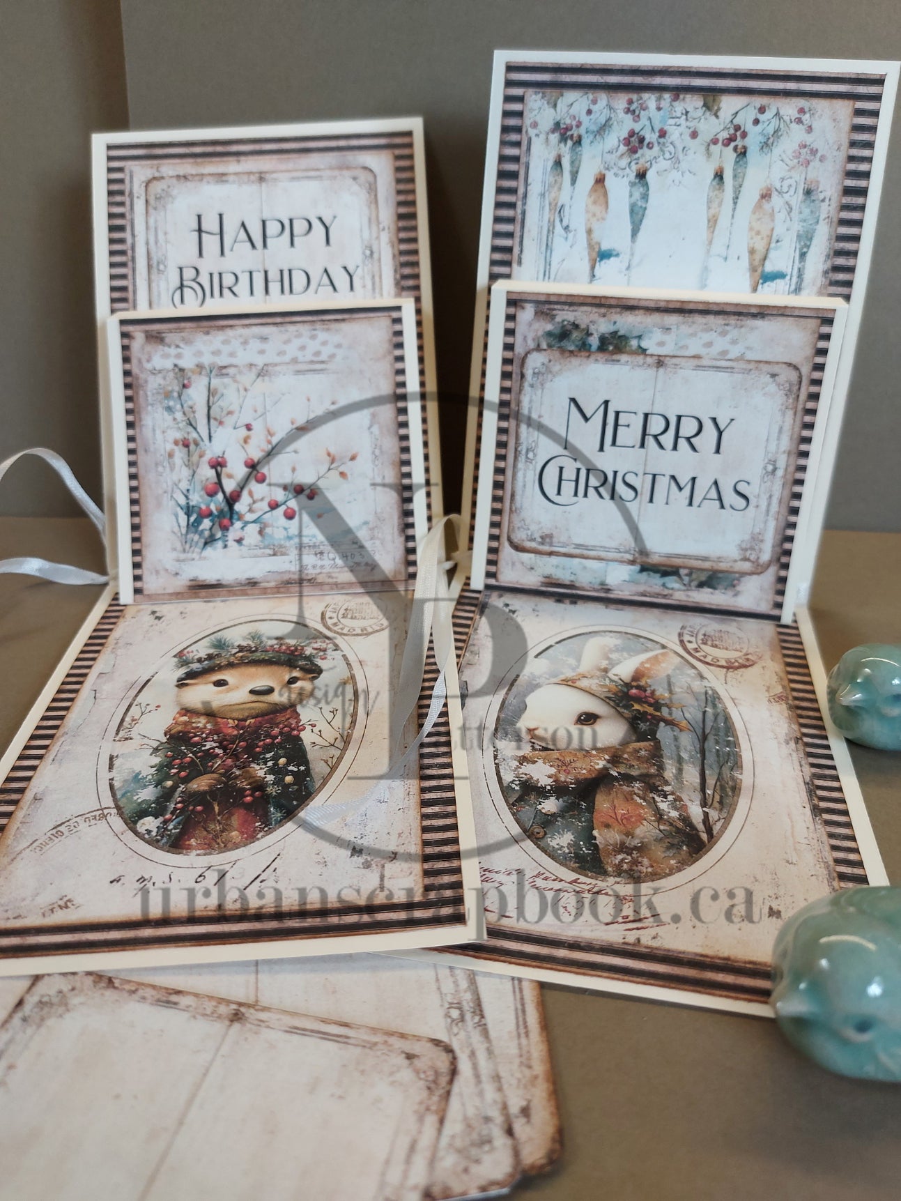 DIY Project ~ Winter, 2 card popup