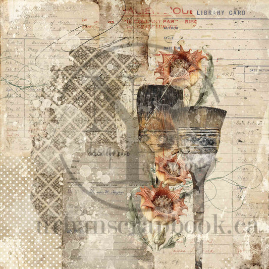 DIY Project ~ Floral Painter paper collection