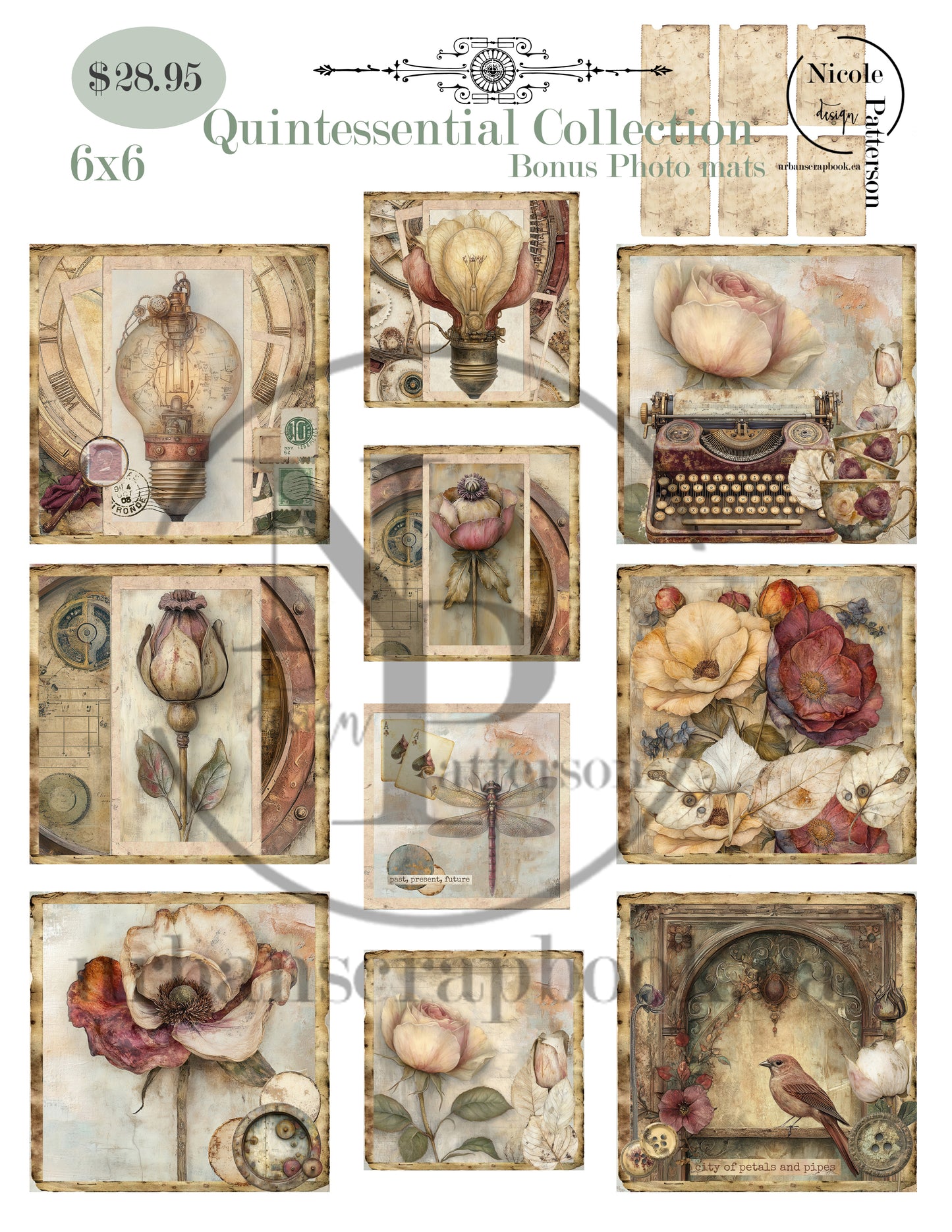 DIY Project ~ Quintessential paper collection
