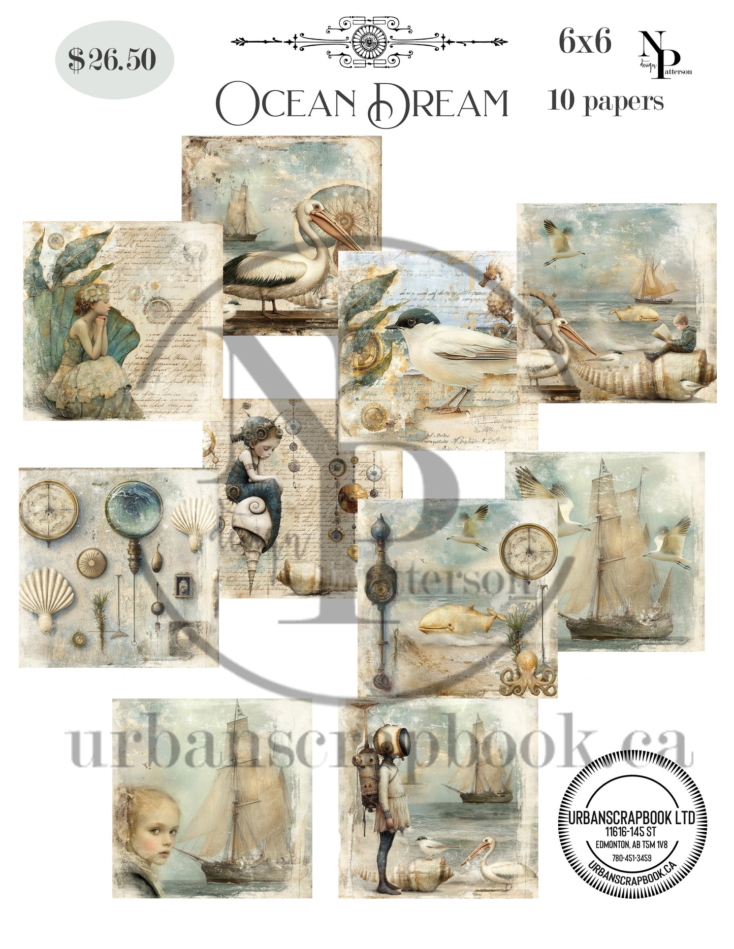 Urban's Own Copy right Image Ocean Dream Paper Collection