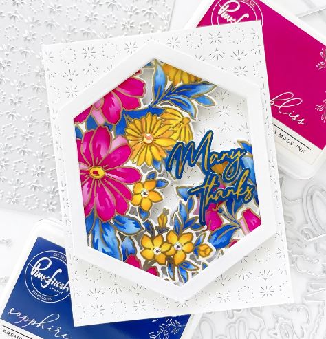 PinkFresh Studio - Painted Daisies - Stencil set