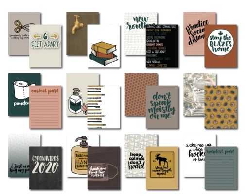 Wild Whisper Designs - Double Card Pack- 6 Feet Apart