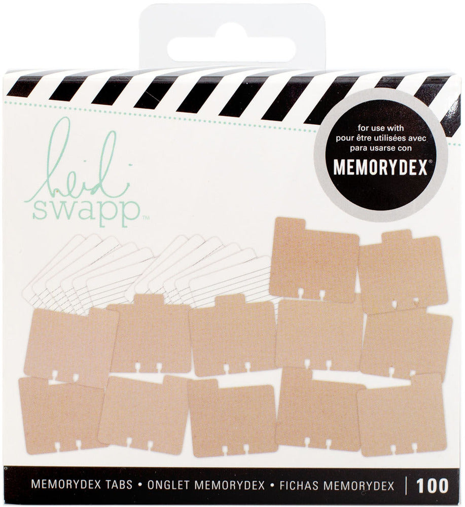 Heidi Swapp - Memorydex Tabs, Kraft