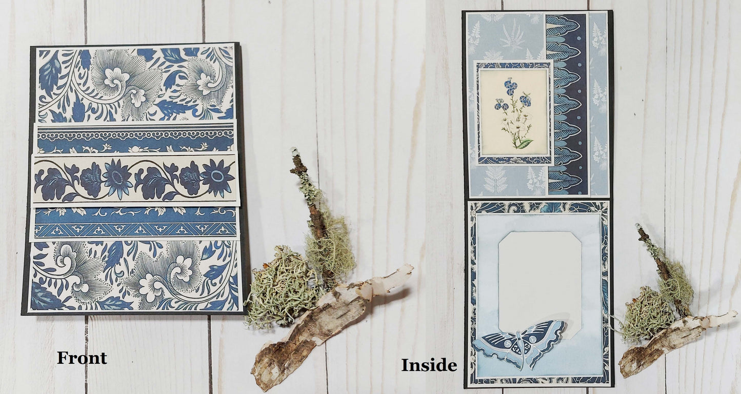 DIY Project ~ Assorted Cards - Digital Download Blue Chinoiserie