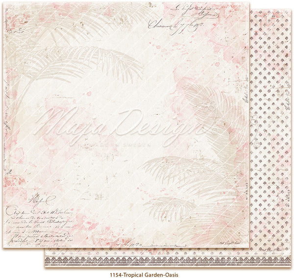 Maja Design - 12x12 Designer Paper - Tropical Garden - Oasis