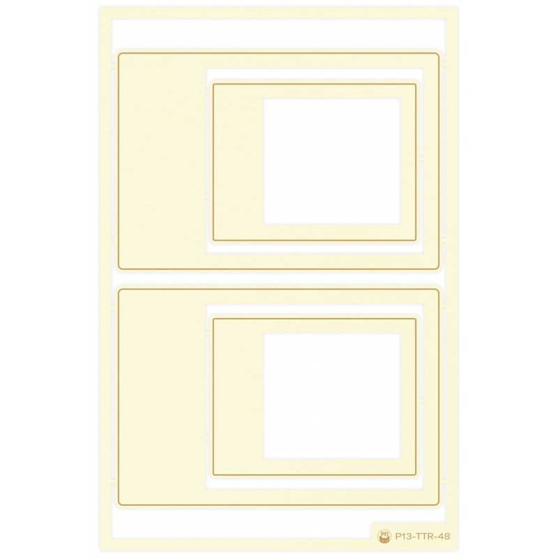P13 - Light Chipboard Embellishments - Time To Relax 05