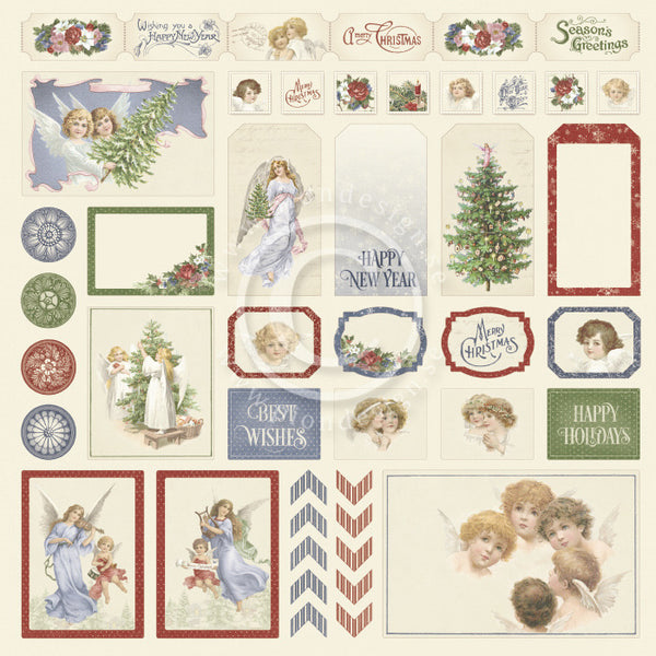 PION Design - 12x12 Patterned Paper - A Christmas To Remember - Cut Outs II